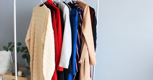 Stylish Wardrobe Budget - Assorted-colored Dresses on White Clothes Rack