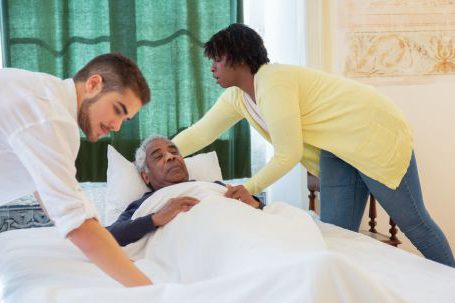 Nursing Pillows - An Elderly Man Lying on the Bed